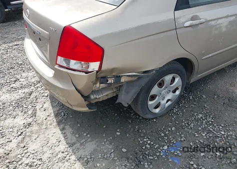 2009 Kia Spectra Ex z USA, uszkodzony, nr VIN KNAFE221395600506